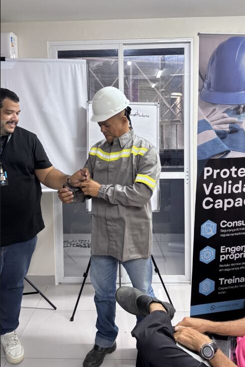 Demonstração técnica em sala